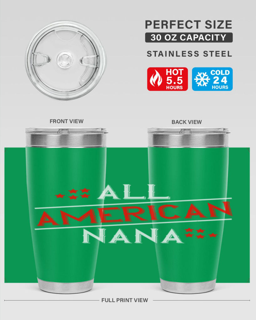 ALL american nana 110#- grandma - nana- Tumbler