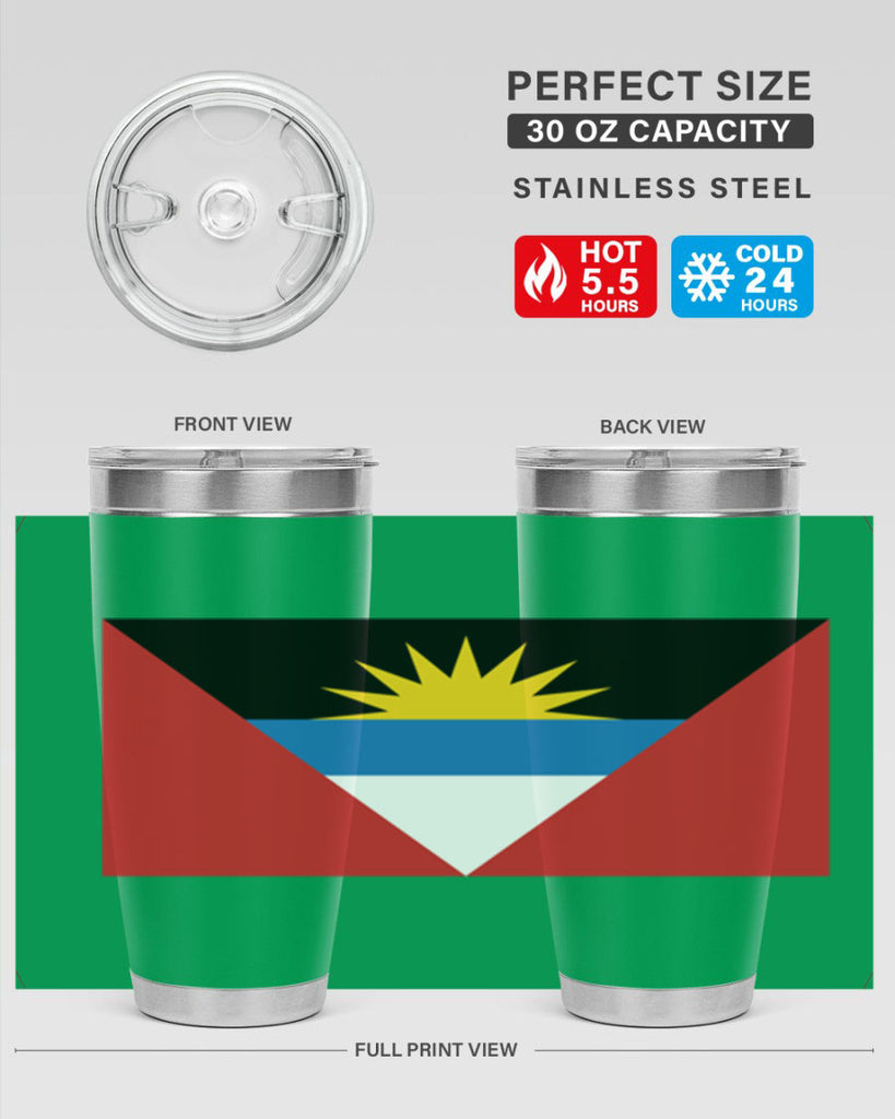 Antigua and Barbuda 192#- world flags- Tumbler