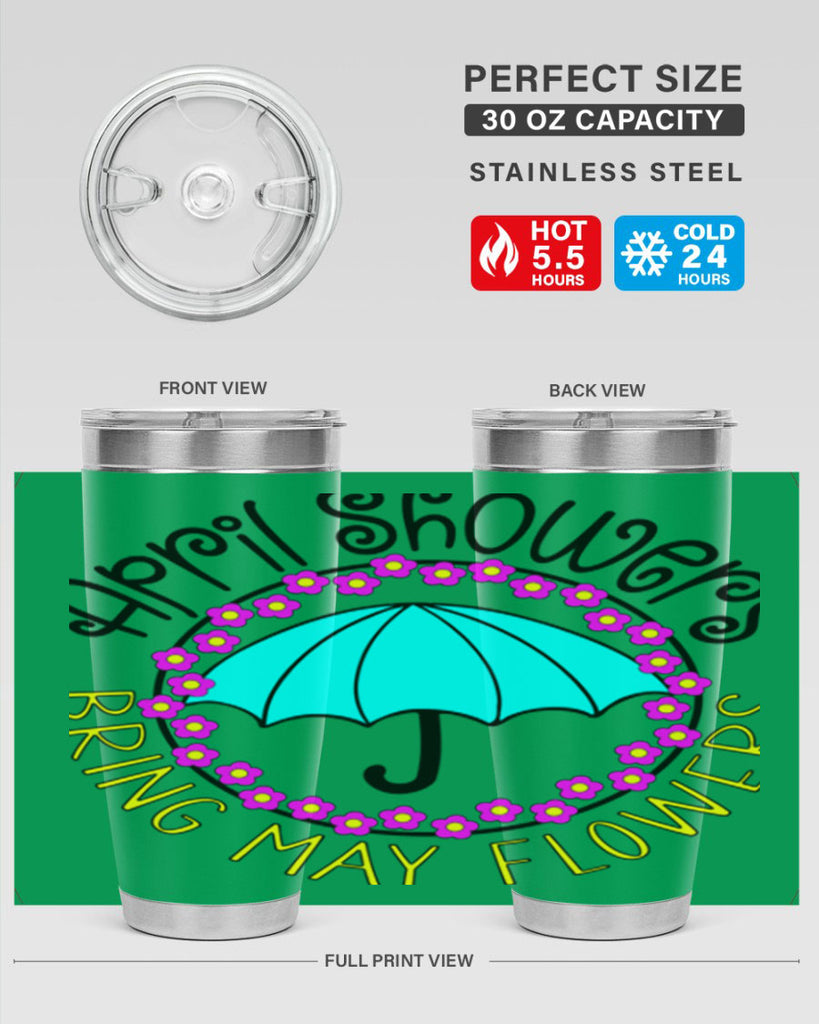 April showers21#- spring- Tumbler