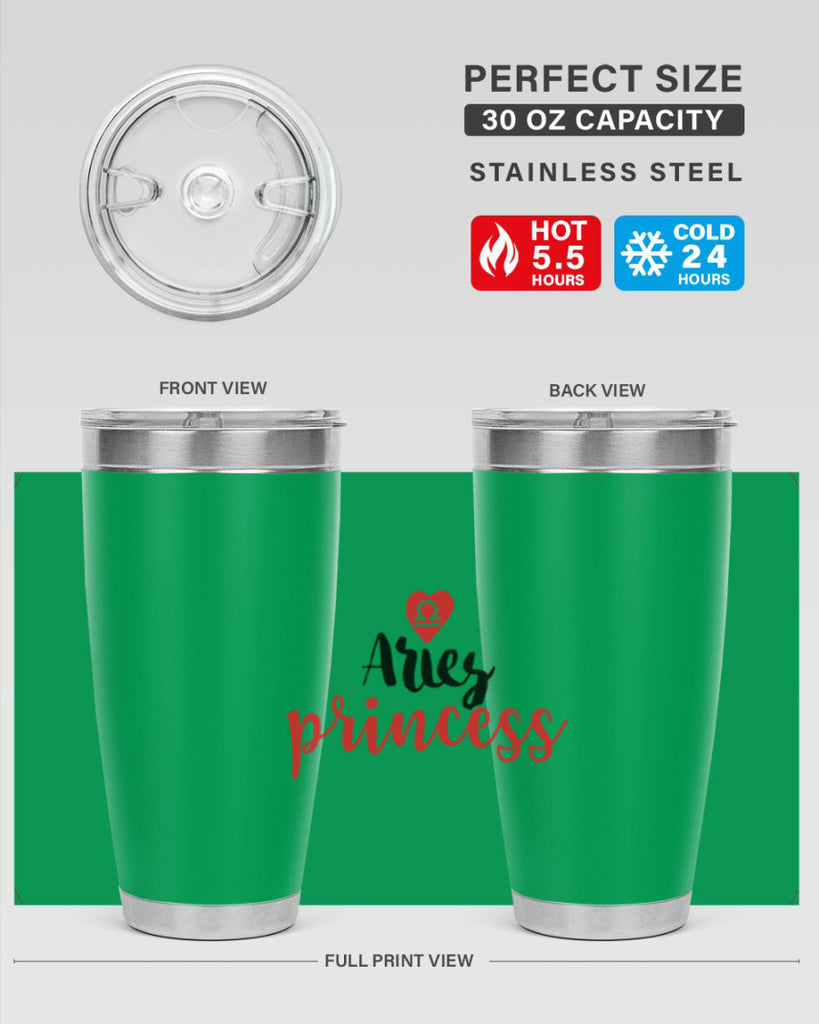 Aries princess 98#- zodiac- Tumbler