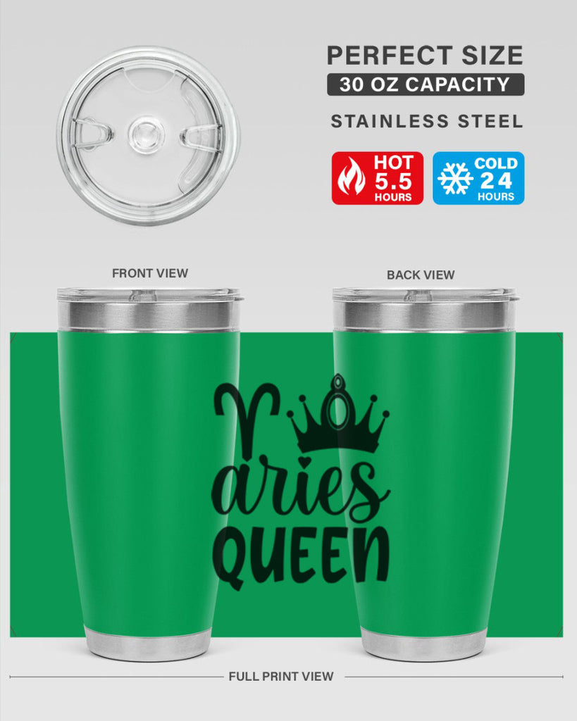 Aries queen 118#- zodiac- Tumbler
