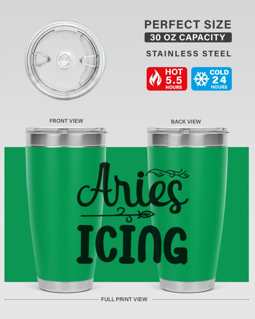 Ariesicing 106#- zodiac- Tumbler
