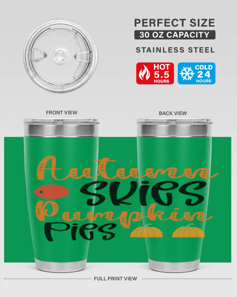 Autumn Skies Pumpkin Pies 30#- fall- Tumbler