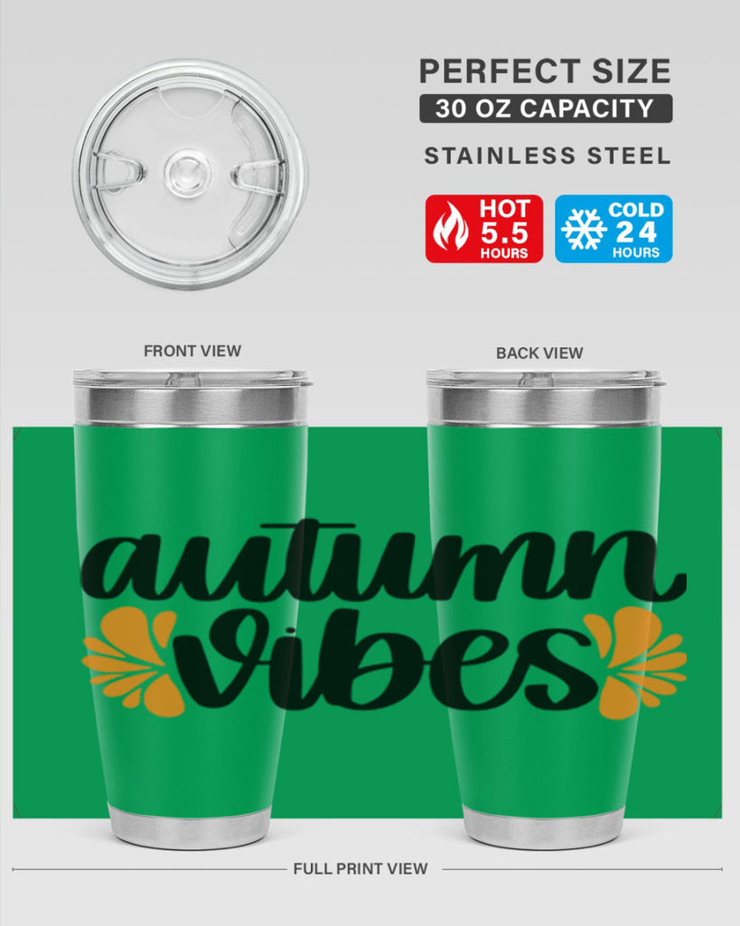 Autumn Vibes 478#- fall- Tumbler