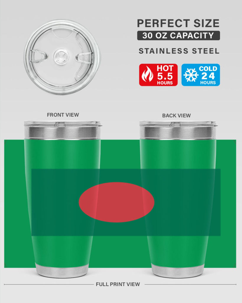 Bangladesh 184#- world flags- Tumbler