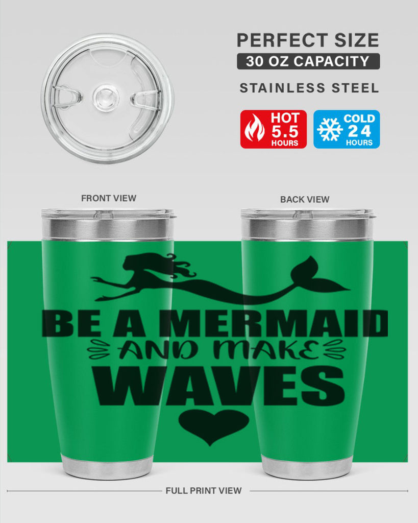 Be a Mermaid and make 53#- mermaid- Tumbler