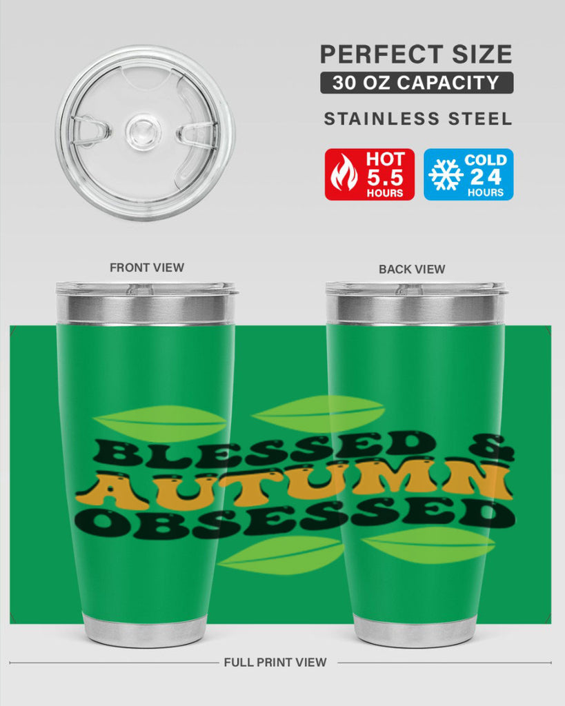 Blessed Autumn Obsessed 48#- fall- Tumbler