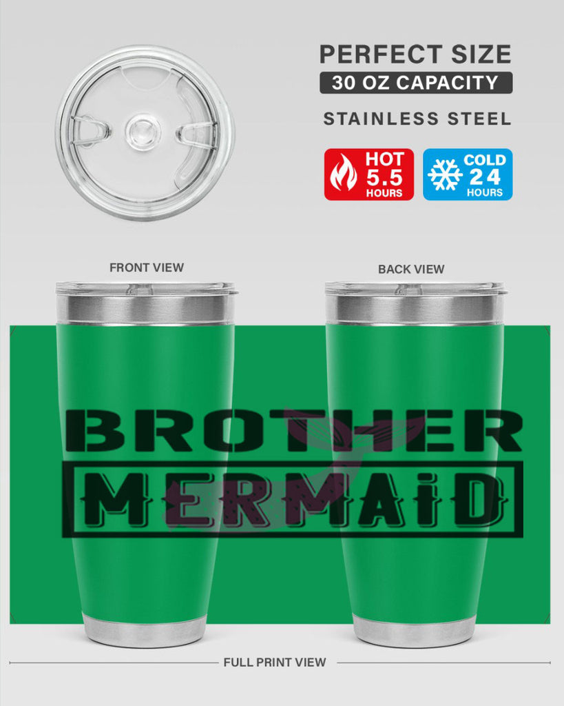 Brother mermaid 86#- mermaid- Tumbler