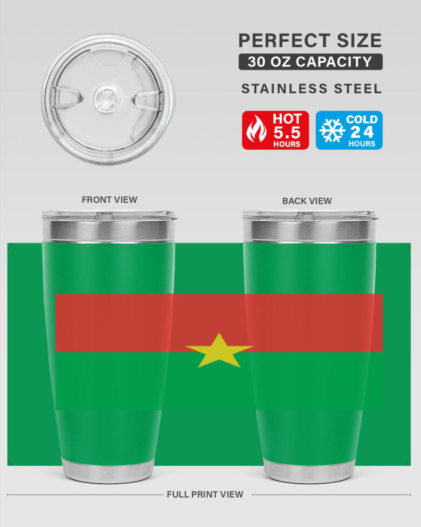 Burkina Faso 171#- world flags- Tumbler