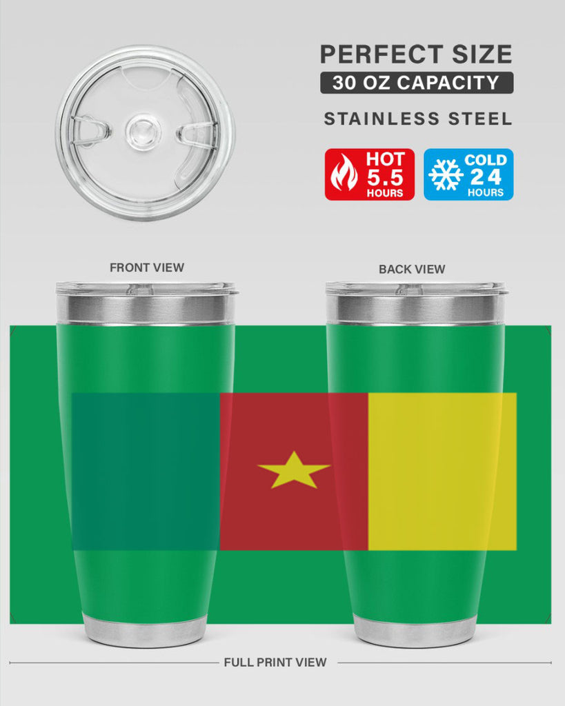 Cameroon 167#- world flags- Tumbler