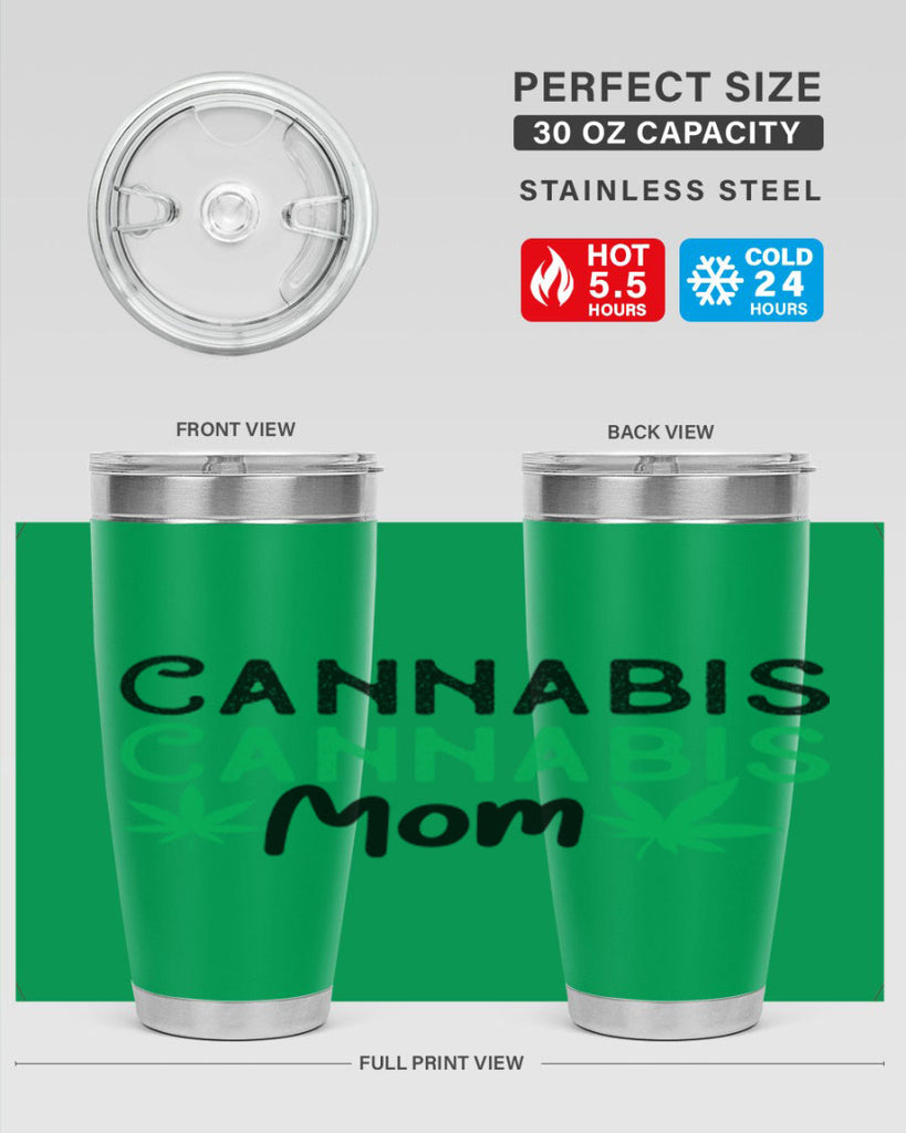 Cannabis Mom 48#- marijuana- Tumbler