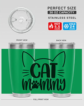 Cat Mommy Style 88#- cat- Tumbler