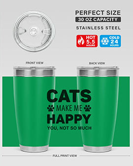 Cats Make Me Style 40#- cat- Tumbler