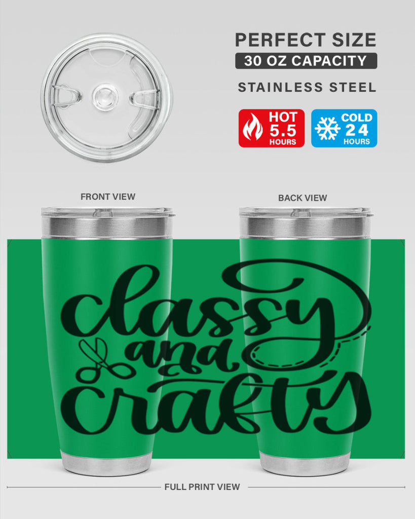 Classy And Crafty 43#- crafting- Tumbler