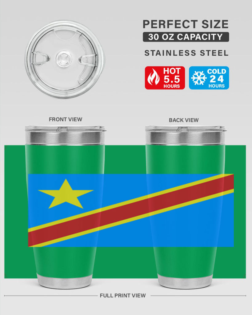 Congo Democratic Republic of the 159#- world flags- Tumbler