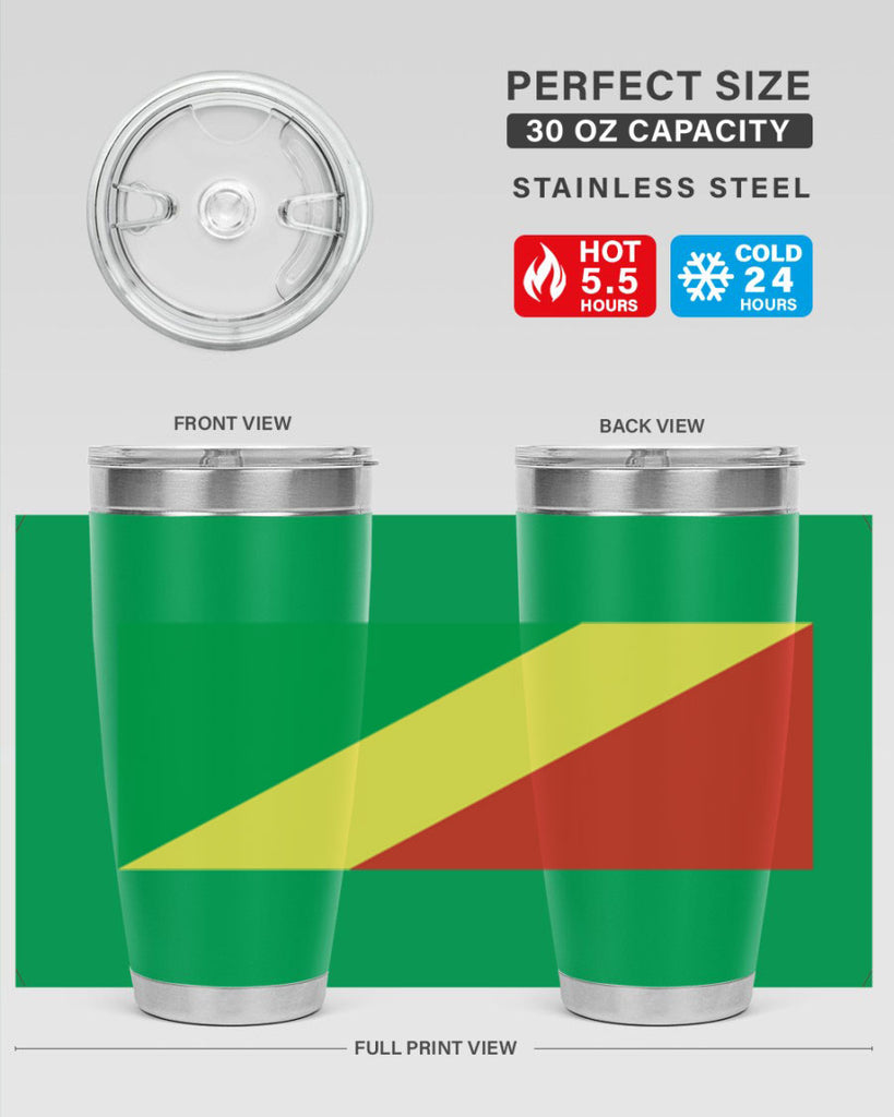 Congo Republic of the 158#- world flags- Tumbler