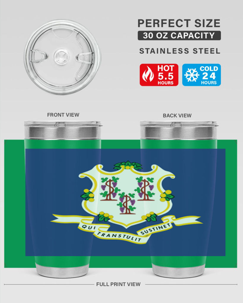 Connecticut 45#- Us Flags- Tumbler