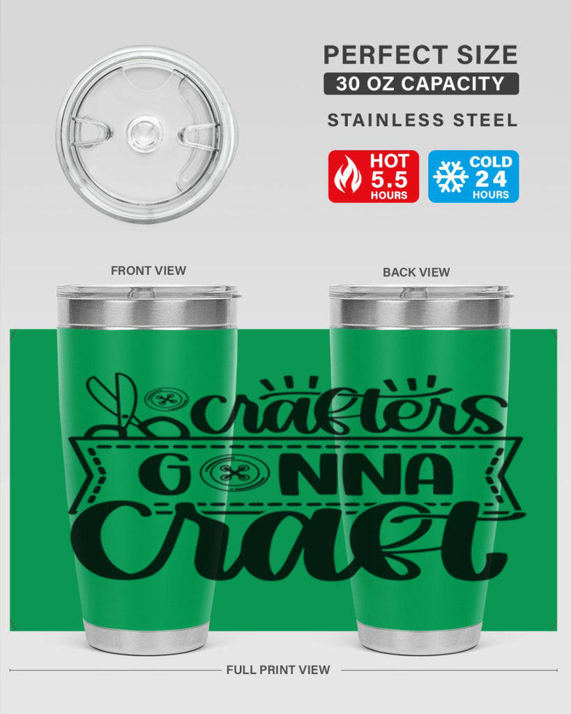 Crafters Gonna Craft 36#- crafting- Tumbler