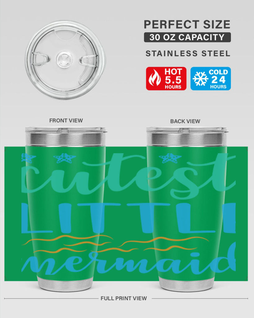 Cutest Little Mermaid Design 97#- mermaid- Tumbler