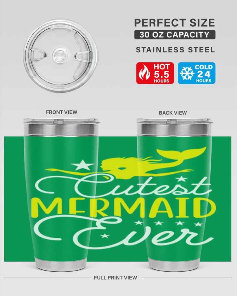 Cutest Mermaid Ever 92#- mermaid- Tumbler