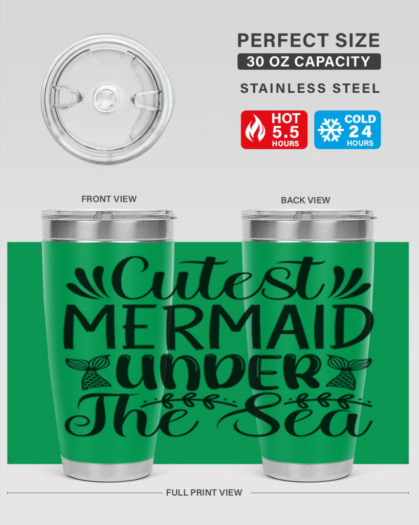 Cutest Mermaid Under The Sea 108#- mermaid- Tumbler