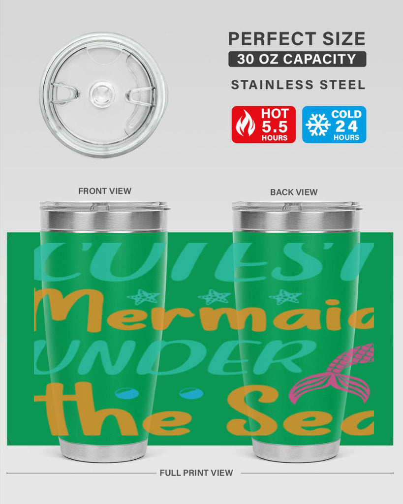 Cutest Mermaid Under the Sea 107#- mermaid- Tumbler