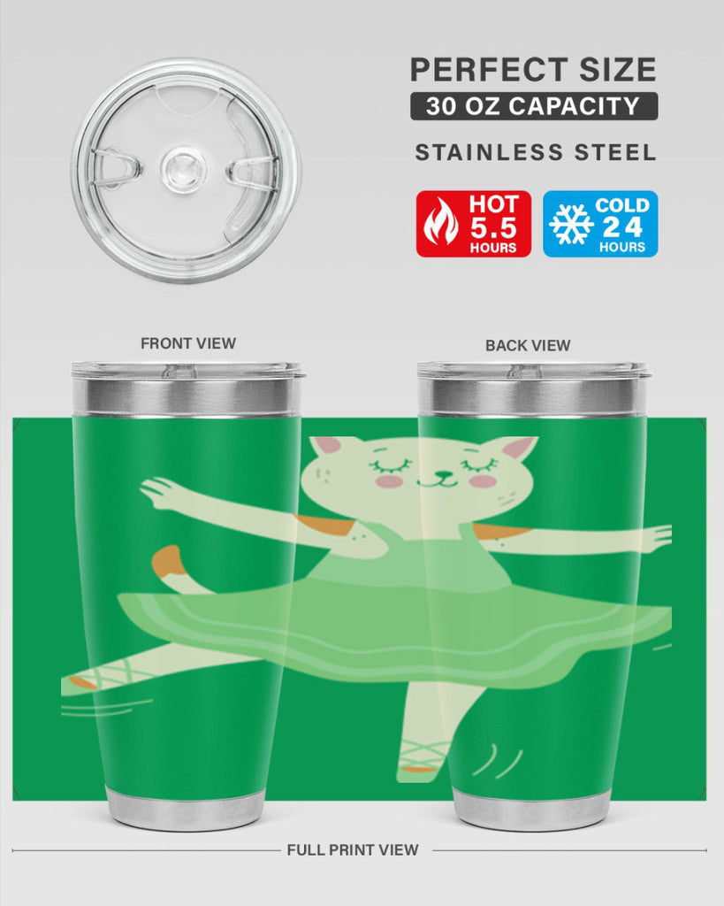 Dancing Cat Ballerina for Ballet Ballet 33#- ballet- Tumbler