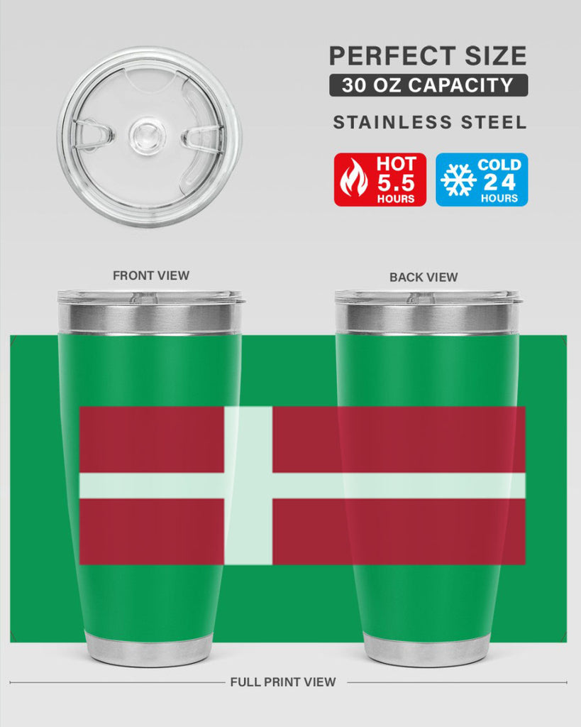 Denmark 151#- world flags- Tumbler