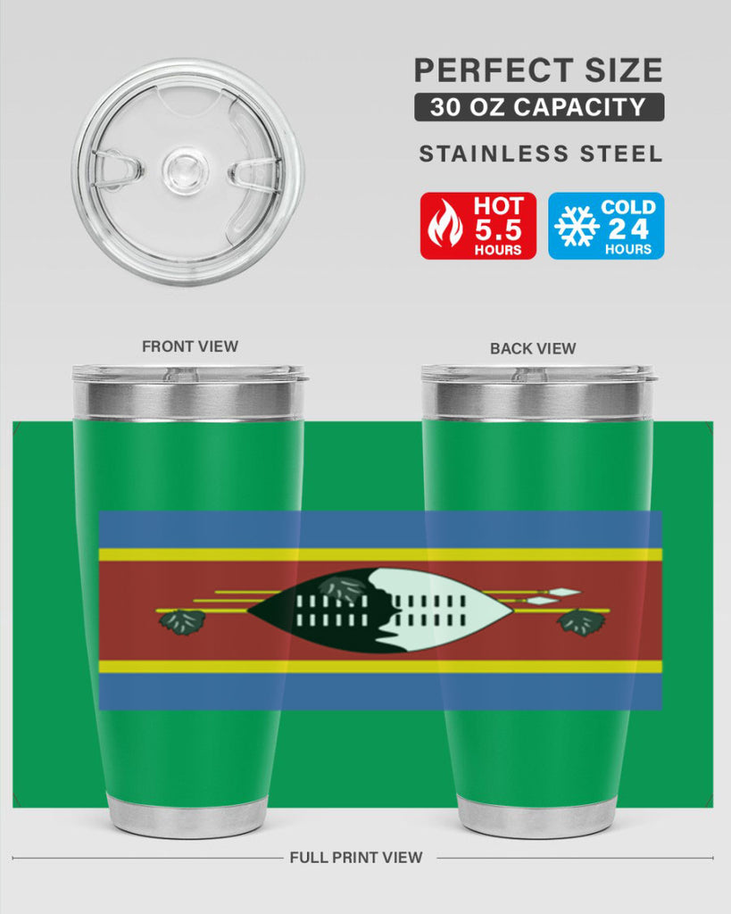 Eswatini 141#- world flags- Tumbler