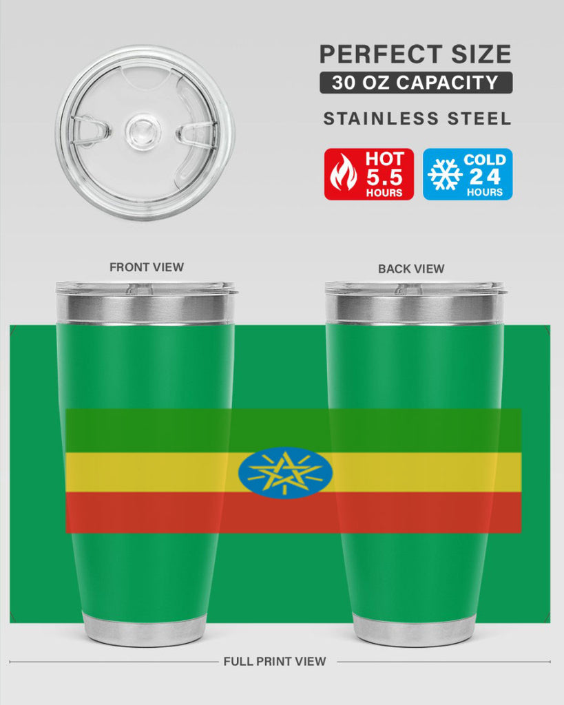 Ethiopia 140#- world flags- Tumbler