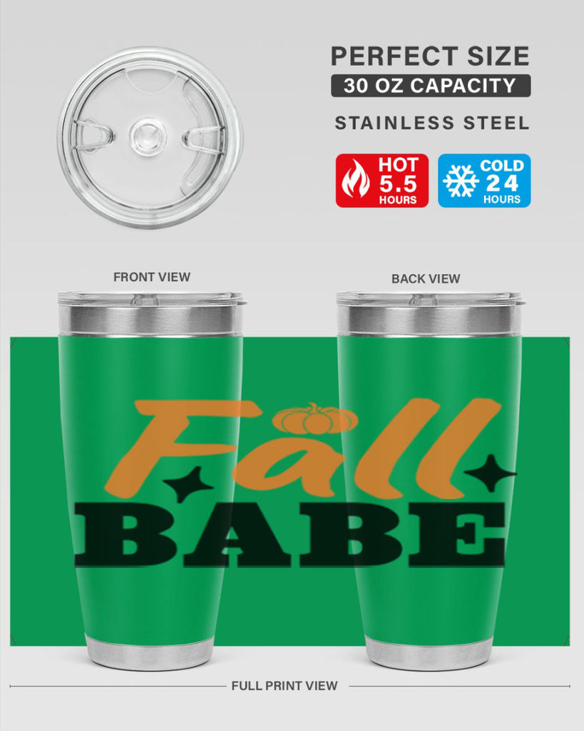 Fall Babe 89#- fall- Tumbler