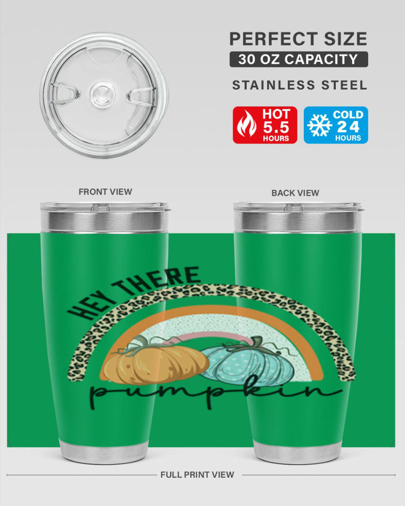 Fall Hey There Pumpkin 103#- fall- Tumbler