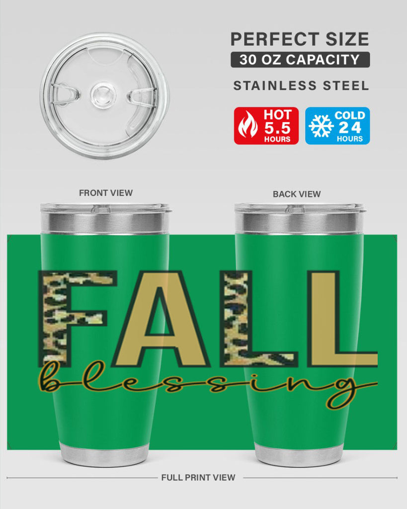 Fall blessing 90#- fall- Tumbler