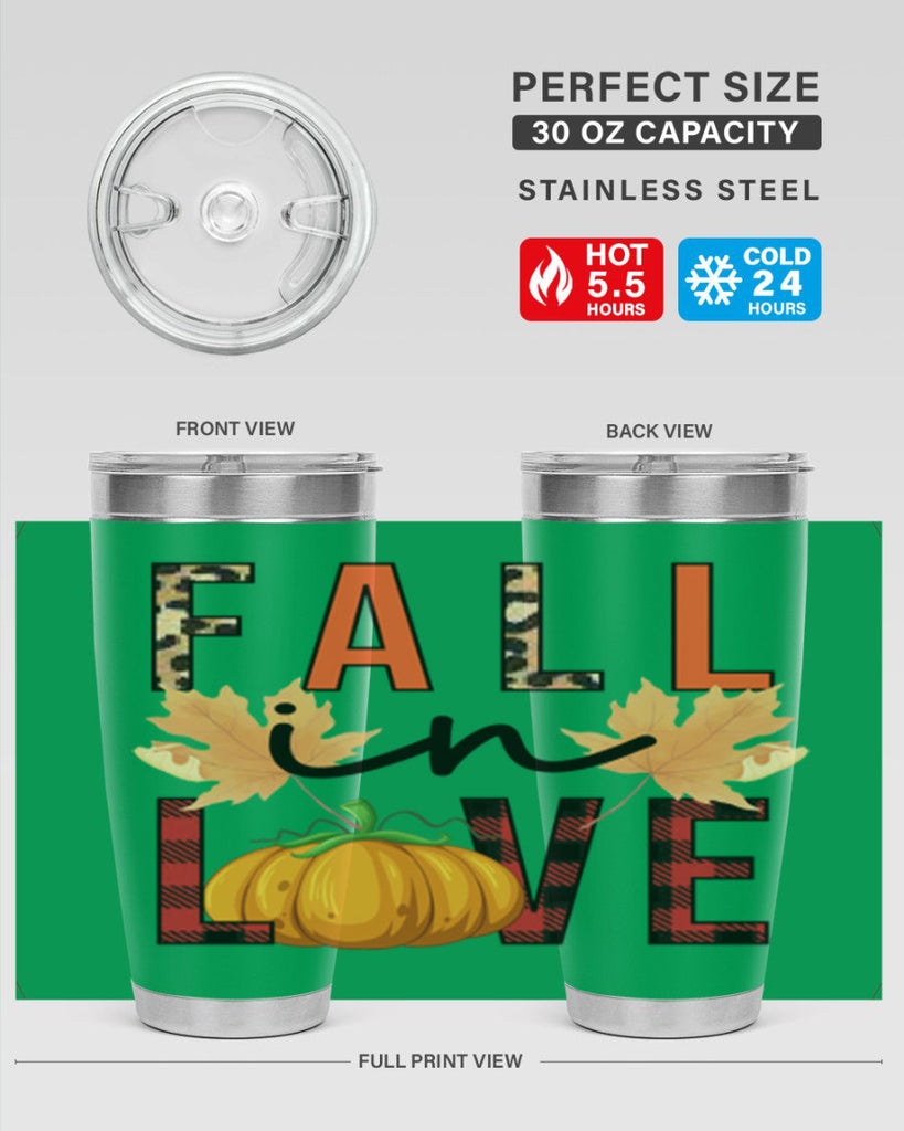 Fall in Love 104#- fall- Tumbler