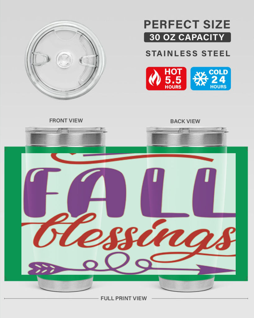 FallBlessingsdesign 146#- fall- Tumbler