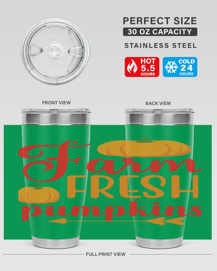 FarmFreshPumpkins 177#- fall- Tumbler