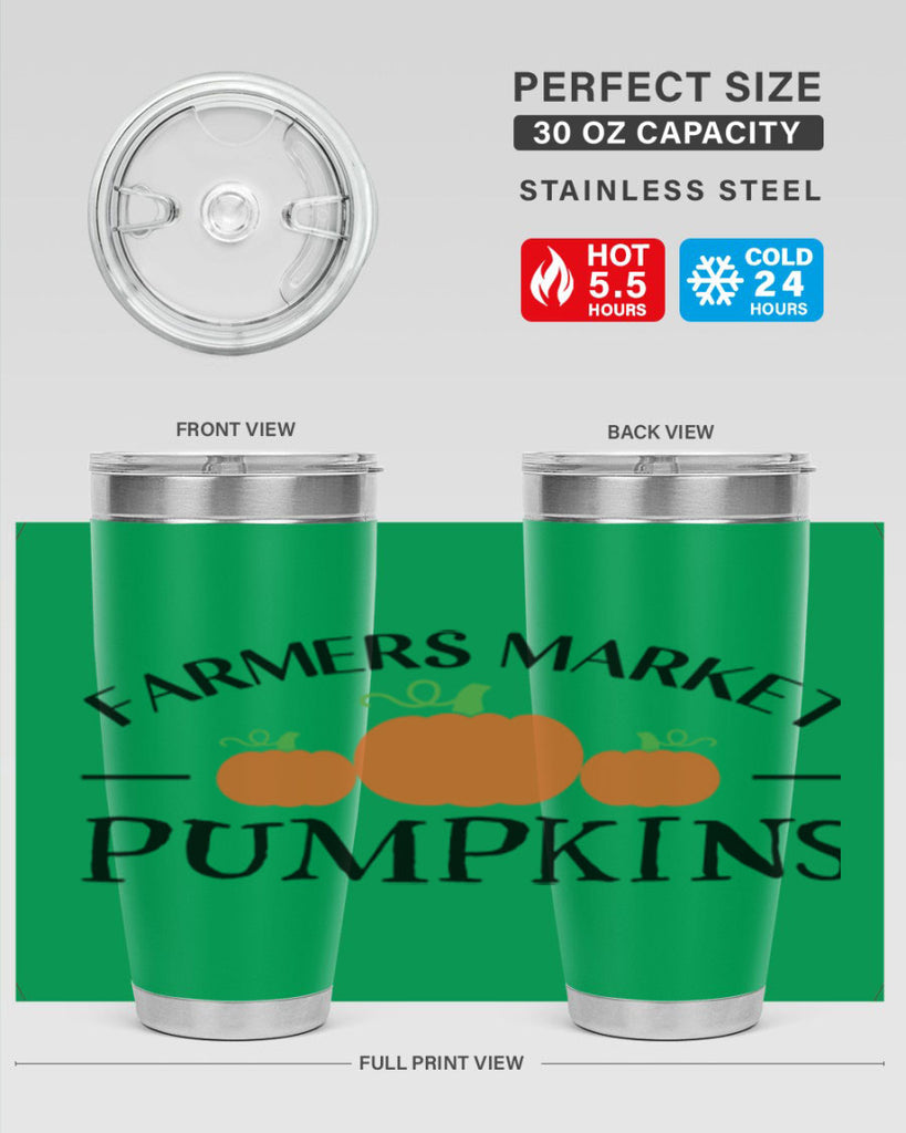 Farmers Market Pumpkins 178#- fall- Tumbler