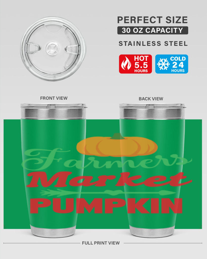 FarmersMarketPumpkin 180#- fall- Tumbler