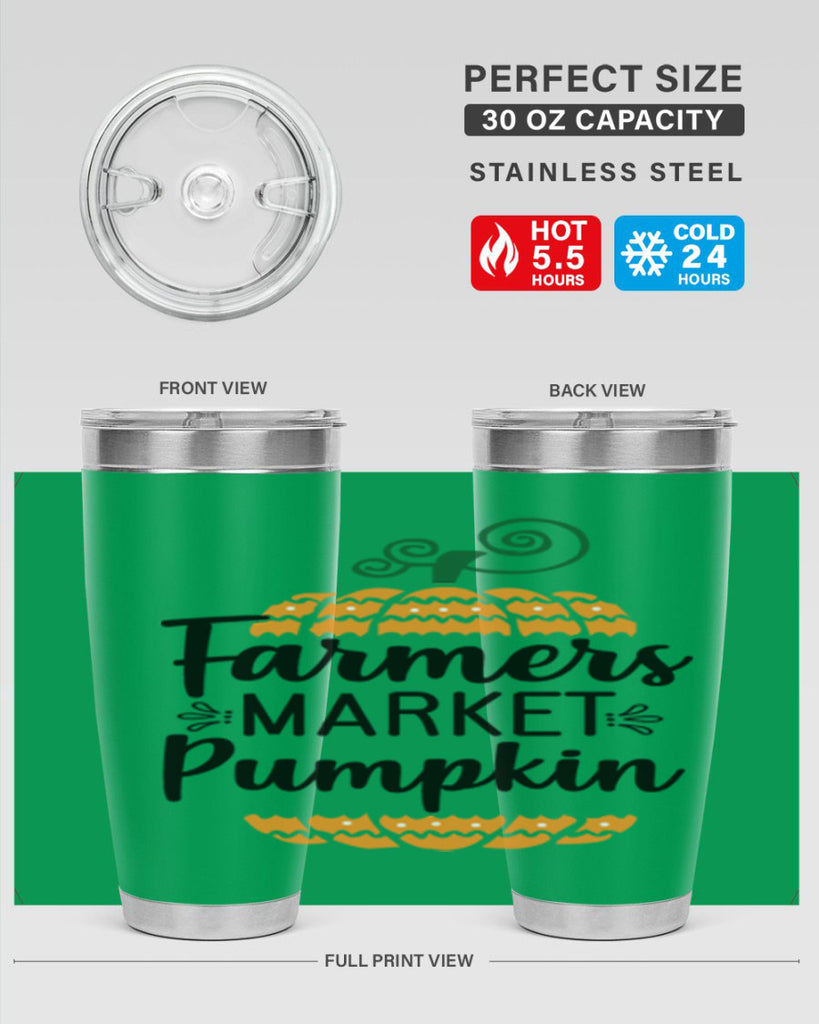 Farmersmarketpumpkin 179#- fall- Tumbler