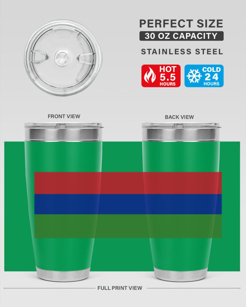 Gambia 135#- world flags- Tumbler