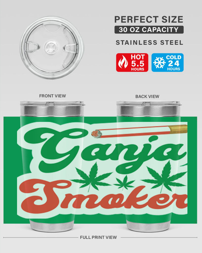 Ganja Smoker 90#- marijuana- Tumbler