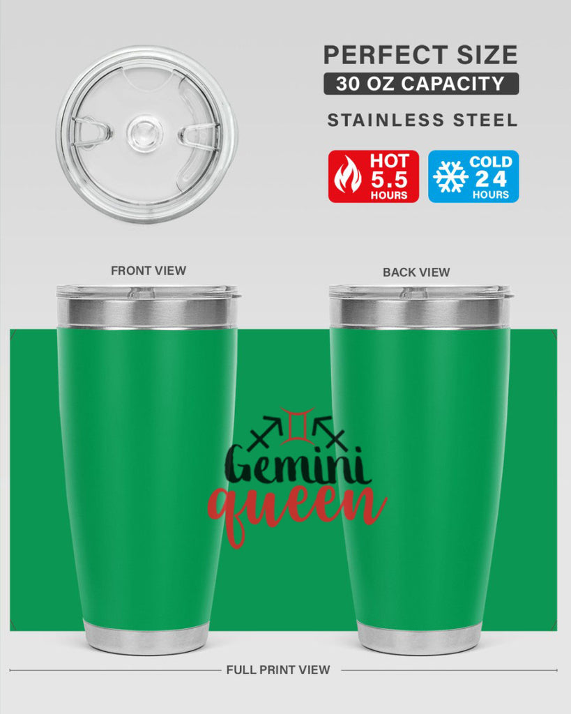 Gemini queen 215#- zodiac- Tumbler