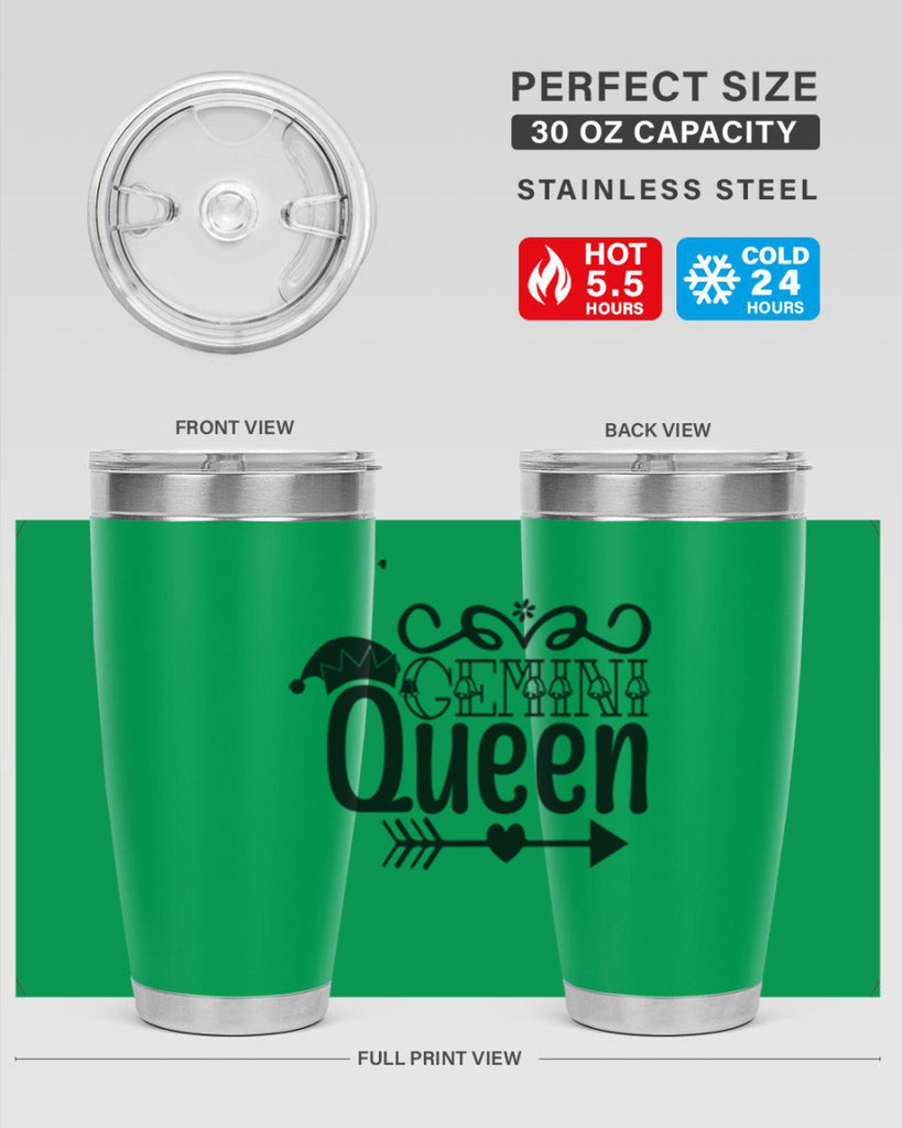 Gemini queen 230#- zodiac- Tumbler