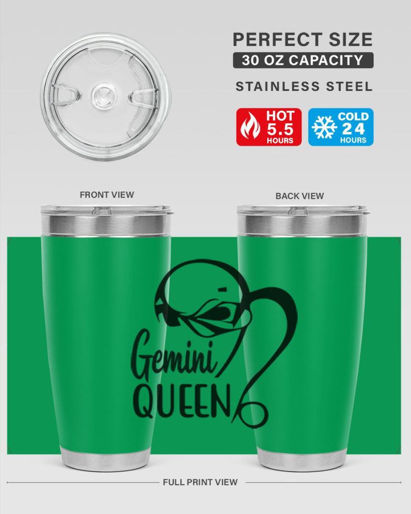 Gemini queen 231#- zodiac- Tumbler