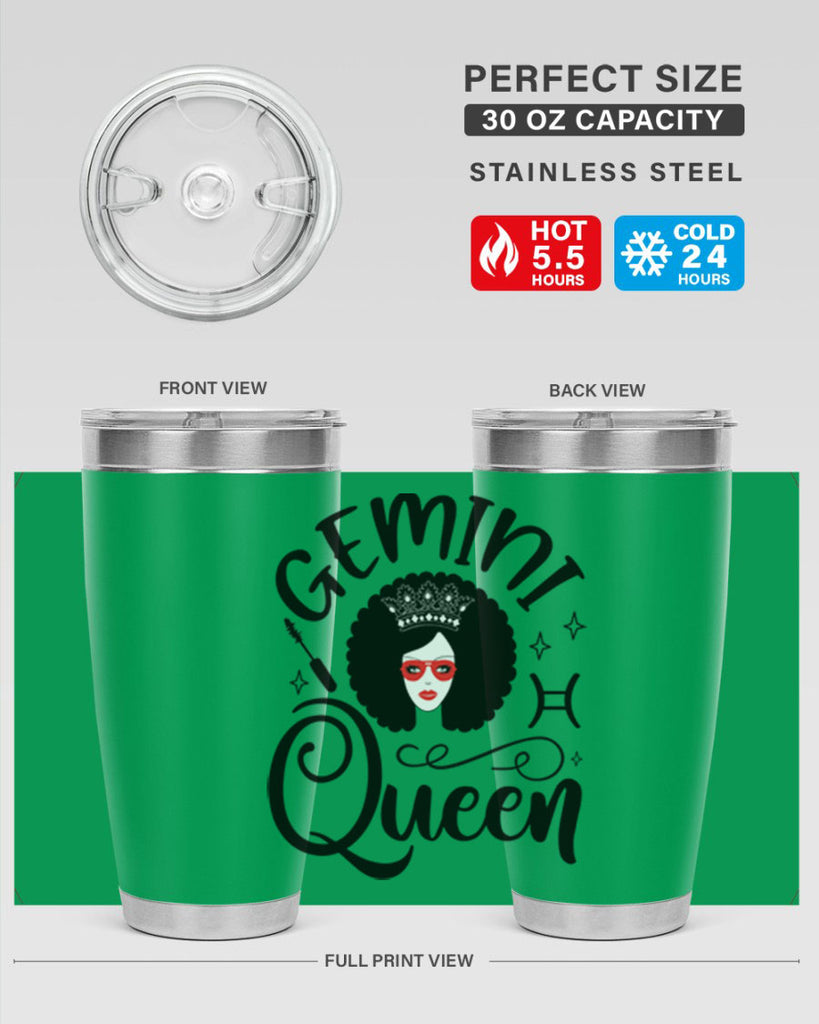 Gemini queen 233#- zodiac- Tumbler