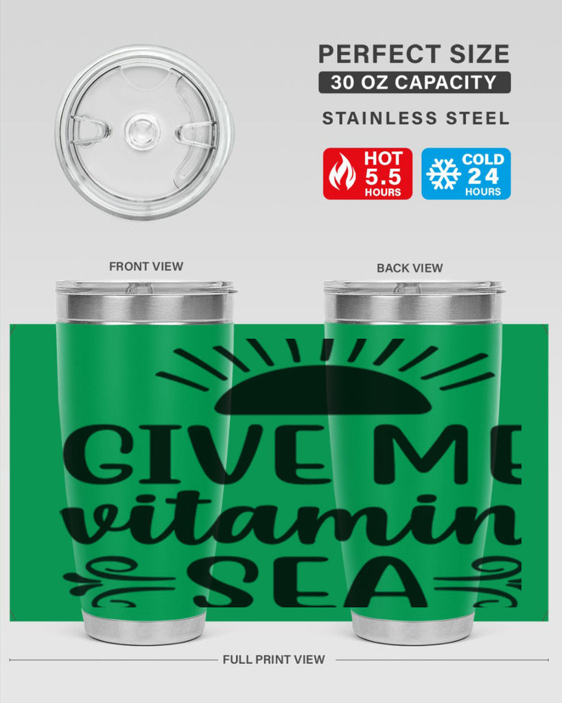 Give me vitamin sea 195#- mermaid- Tumbler