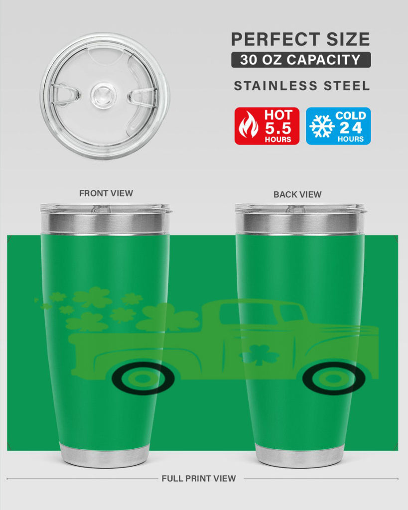 Green Truck Style 97#- St Patricks Day- Tumbler
