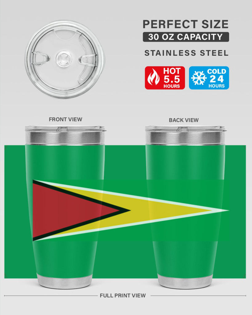 Guyana 126#- world flags- Tumbler