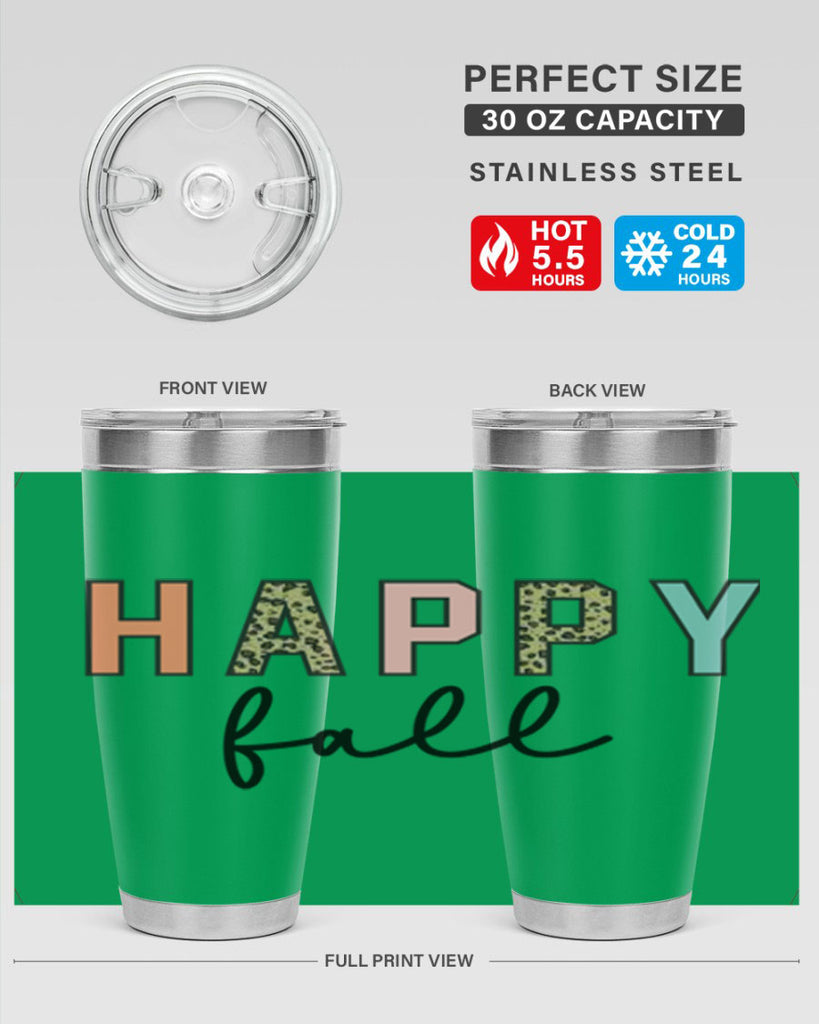 Happy fall 221#- fall- Tumbler