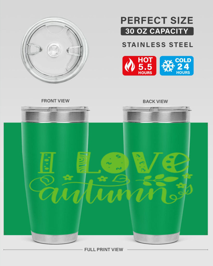 I Love Autumn 325#- fall- Tumbler
